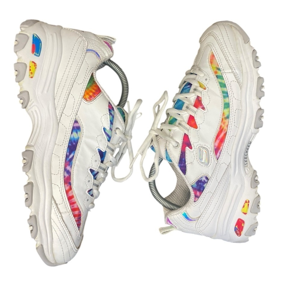 Skechers D’Lites Summer Fiesta Tie Dye Womens Sneakers 8.5 - Picture 5 of 10